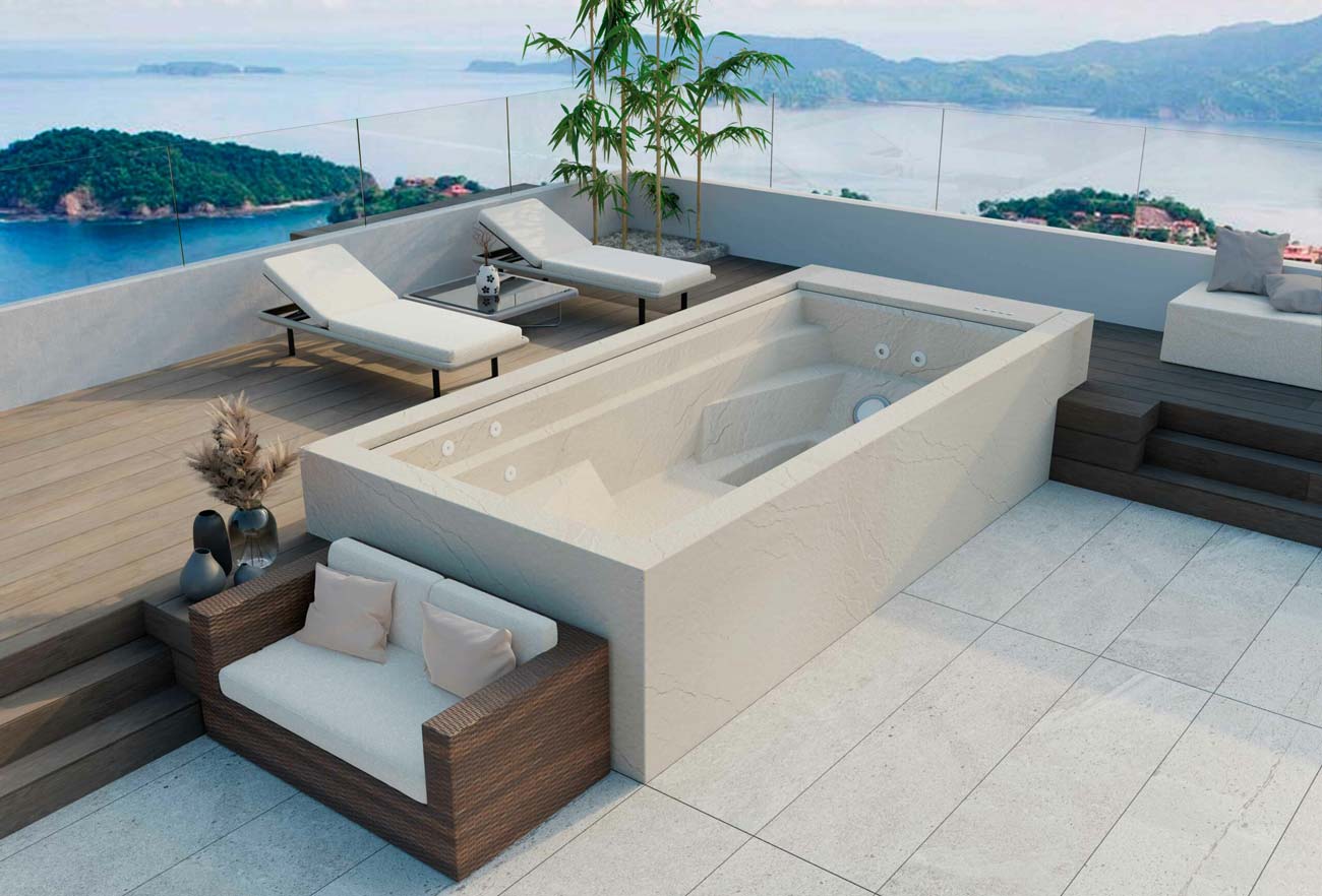 Piscine e minipiscine da terrazzo | Busco Wellness